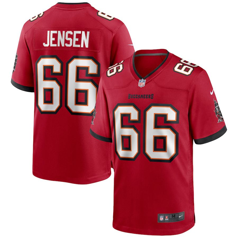 Men Tampa Bay Buccaneers #66 Ryan Jensen Nike Red Game NFL Jersey->tampa bay buccaneers->NFL Jersey